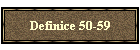 Definice 50-59